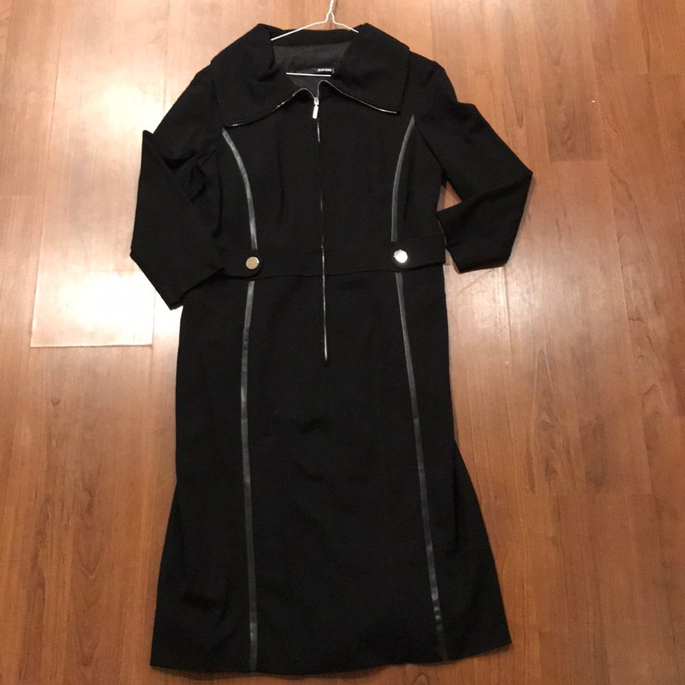 Jean Paul Berlin black midi dress